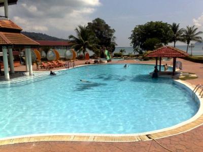 Teluk Dalam Resort Kampung Teluk Nipah Buitenkant foto